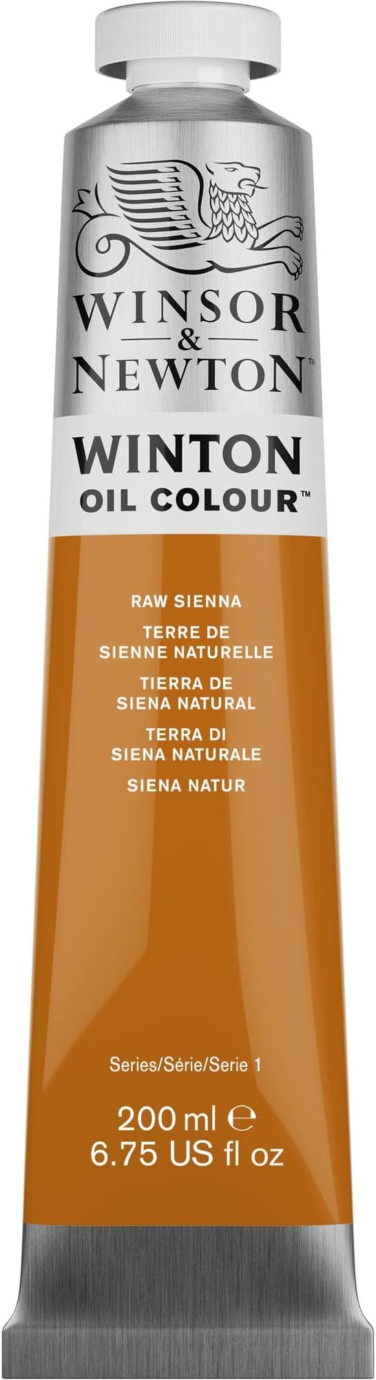Winsor & Newton Winton Oil Color, 200ml (6.75-oz) Tube, Raw Sienna