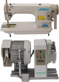 Industrial Electric Sewing Machine, Freestanding Mounting Foot Pedal Operation Tailoring Machines, Heavy Duty Full Metal Frame with Motor, Suitable for Tailors/Drapery Manufacturers