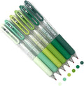 6 Colors Acrylic Gel Pens for Coloring, 0.7mm Fine Tip Set for Adult Coloring, Black Paper, Drawing, Journaling, Note Taking, Art Supplier, Green