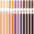 Mifuner 12Pcs Skin Colored Pencils Set, Oil Based Drawing Pencils, Pre-sharpened Wooden Professional Sketch Pencil Art Supplies for Adults, Coloring Books, No Duplicates