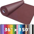 PerkHomy Wine Red Kraft Paper Roll 36" x 1,800" (150') for Gift Wrapping Bouquet Flower Art Painting Craft Writing Packaging Shipping 80GSM 55LB (Wine Red, 36" x 150')