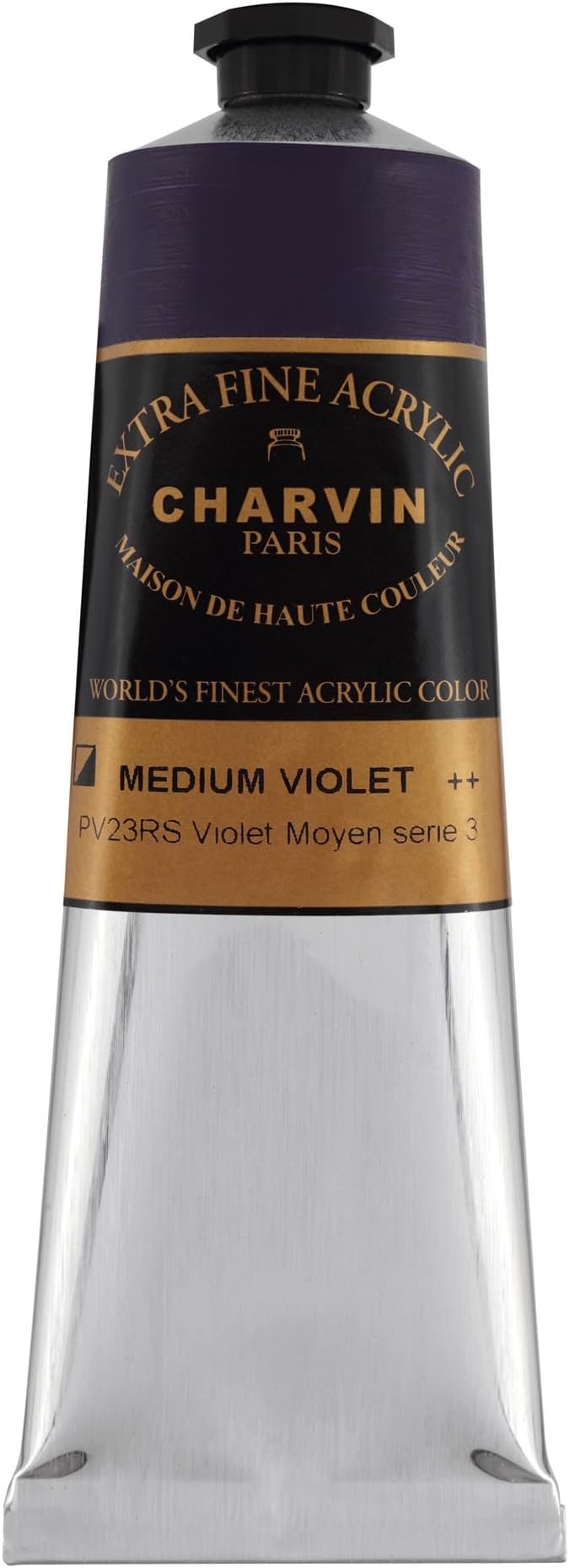 Charvin Extra Fine Professional Artist Acrylic Paint Colors, Nature Themed Hues, 150ml Medium Violet
