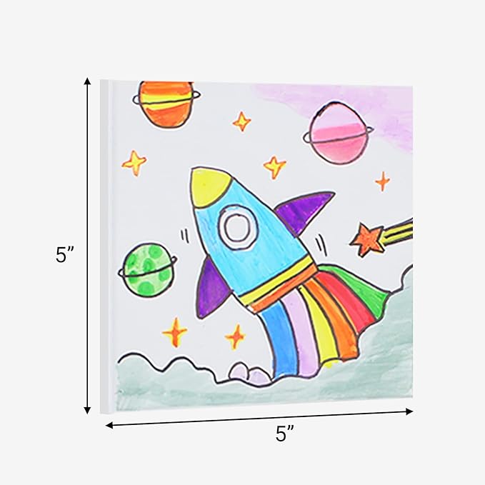 12 Pack White Hardcover Blank Book 5x5 inch, Hardcover Blank Book for Students to Write Stories, Hardcover Sketchbooks Journal（White, 22 Sheets/ 44 Pages Each Notebook）