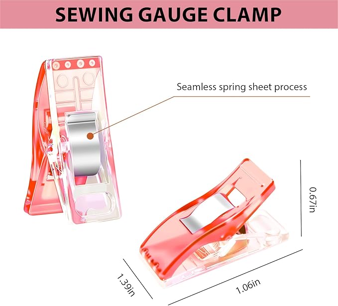 Sewing Supplies and Accessories Kit,100Pcs Sewing Clips 800Pcs Sewing Pins &10PcsTriangle Tailors Chalk in a 3-Section Clear sewing Organizer Jar,Sewing Notions Quilting Gift Set for Women Mom Grandma