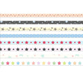 8Roll 3mm Star Washi Tape Set Colorful Stars Decorative Tape Pack Y2K Pentagram Stars Aesthetic Thin Washi Tape Bulk Scrapbooking Journaling Five Pointed Star Washi Tapes Craft Scrapbook Supplies