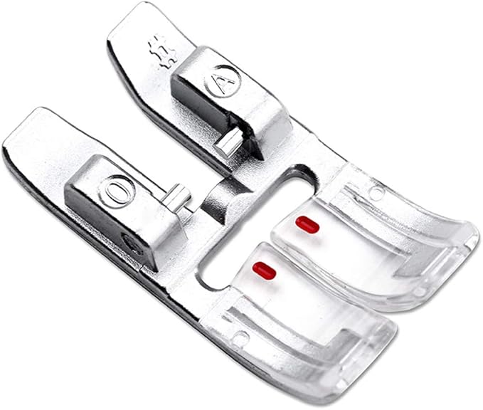 DREAMSTITCH 98-694828-00 Snap On 9mm Zig Zag Presser Foot with IDT for Pfaff Sewing Machine #820773-096,#820244096