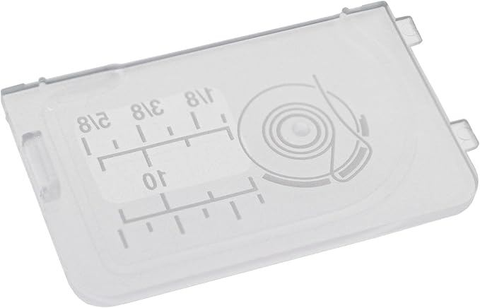 Bobbin Cover Plate for Janome Sewing Machines (502017104) - Fits Janome MC6500, MC6600, MC7700QCP, MC8900, 3160QDC, 4120QDC, and More