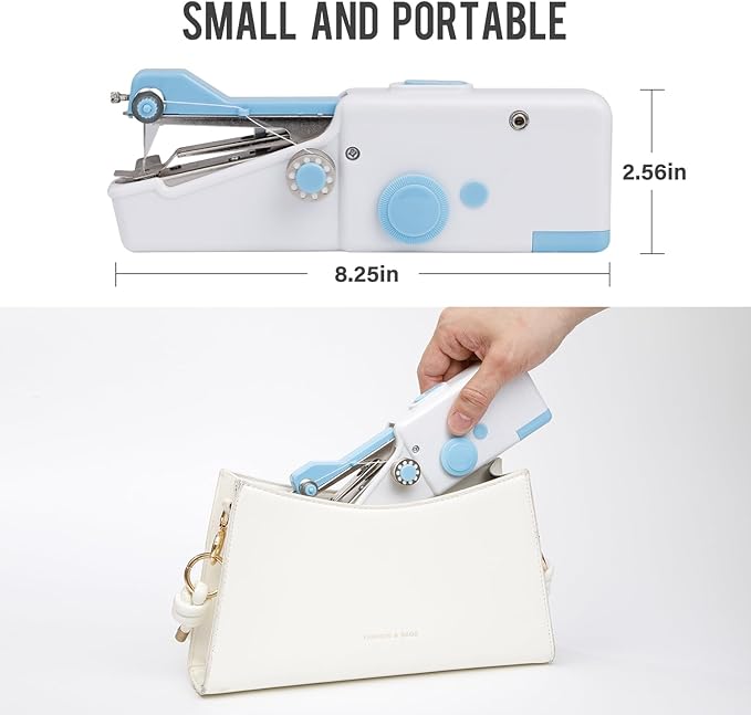 Handheld Sewing Machine CS101,Sewing Machines for Beginners,Portable Electric Mini and Samll Hand Held Sewing Machines Kit for Adults and Kids