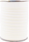 Mandala Crafts 55 Yards 1/2 Inch Ivory Double Fold Bias Tape for Sewing - Bias Binding Tape for Quilting Binding, Hemming, Seam, and Fabric Piping