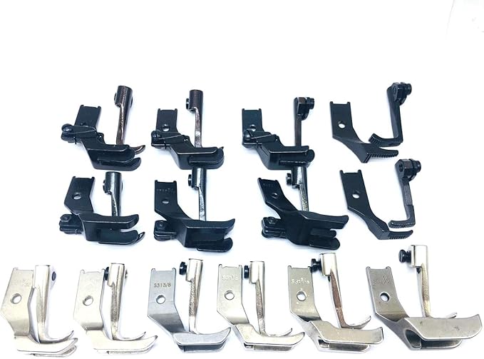 HONEYSEW 14SET Walking Presser Feet FIT for JUKI CONSEW Singer Brother Industrial Sewing (HM-WF14)
