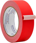 WOD GTC12 Gaffer Tape, Red Low Gloss Finish Film, 1.5 inch x 60 ft. Residue Free, Non Reflective Cloth Fabric, Secure Cords, Water Resistant, Photography, Filming Backdrop, Production