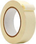 WOD MTC5 Colored Masking Tape, White, 1.5 inch x 60 yds. Colorful Teacher Painters Tape for Fun DIY Art & Crafts, Lab Labeling, Writable & Classroom Decorations