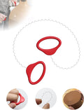 Pottery Wire Tool, Clay Cutting Wire, Red Handle Standard Pottery Wire Cutter, Pottery Wire Curly Cut Off Tool for Pottery and Clay Artists