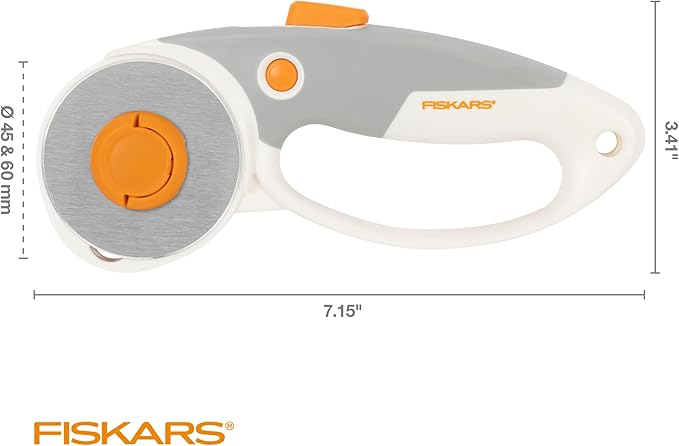 Fiskars Easy Change DuoLoop Rotary Cutter (45 mm/60 mm)
