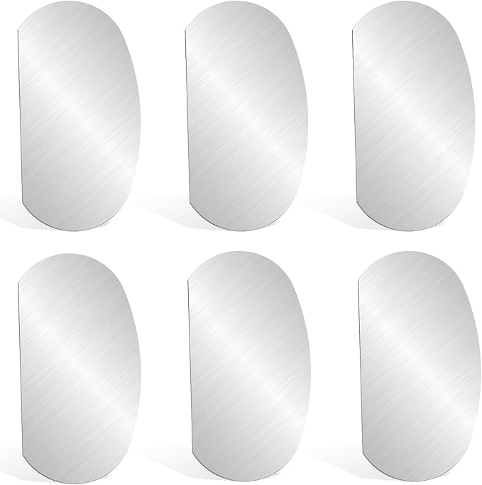 6 Pcs Stainless Steel Clay Scraper, Steel Pottery Tools Clay Ribs Smooth Scraper Sculpture Cutter Crafts Tool DIY Ceramics Sculpting Tools Kits for Texturing Artists Modeling Potter