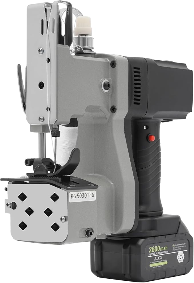 Bag Closing Machine, 190W 18000rpm Bag Sewing Machine, Portable Bag Closing Machine for Sewing Threads, Garment Threads