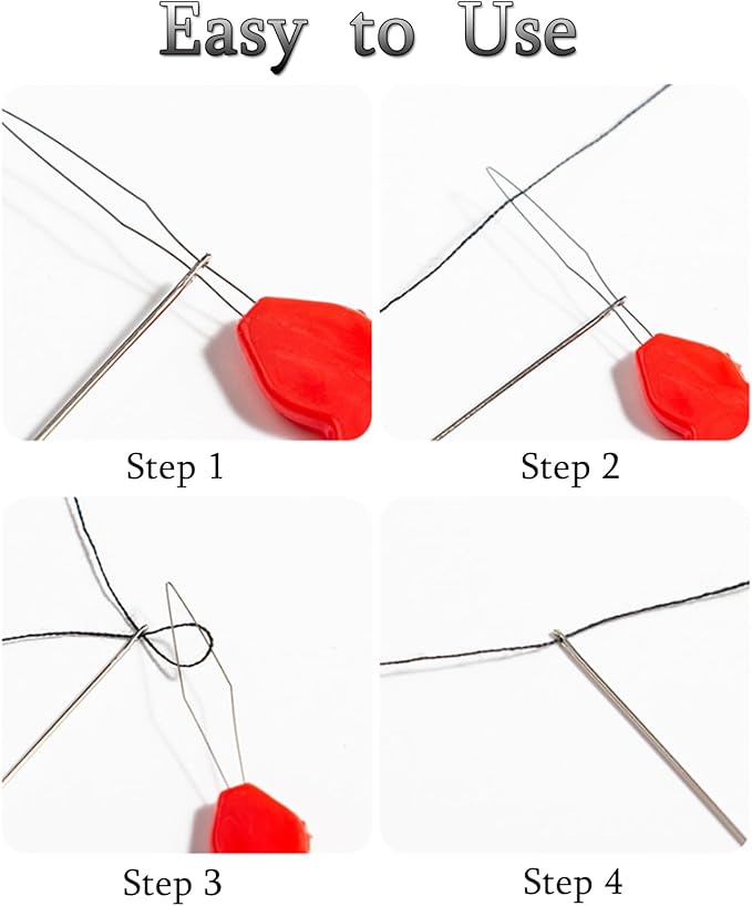Automatic Needle Threaders Plastic Gourd Shaped, for Sewing Machine Hand Sewing - Embroidery for Cross Stitch Crafts (Multicolor-Gold, 21PC)