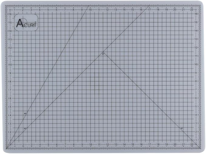 Acurit Self-Healing Cutting Mats - Self-Healing Craft Mats for Cutting, Measurements, Studios, Design, & More! - [Green - 18x24"]