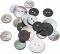 Leekayer 22 Pieces Genuine Mother of Pearl Blazer Buttons Suit Set 20mm 15mm Natural Black MOP Shell Buttons Bulk for Men (Black MOP),YBZBK-B