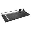 24-inch Manual Rotary Paper Cutter | Precision Trimmer for Photo Paper, Film & Craft Projects | with 2 Replacement Blades, Positioning Ruler & Anti-Jam Guide | Office & Art Studio Supplies (24in)