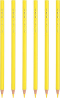 PATIKIL Lemon Yellow Colored Pencils Set,6 Pcs Oil Color Pencils Wooden Coloring Drawing Pencil for Artists Art Painting