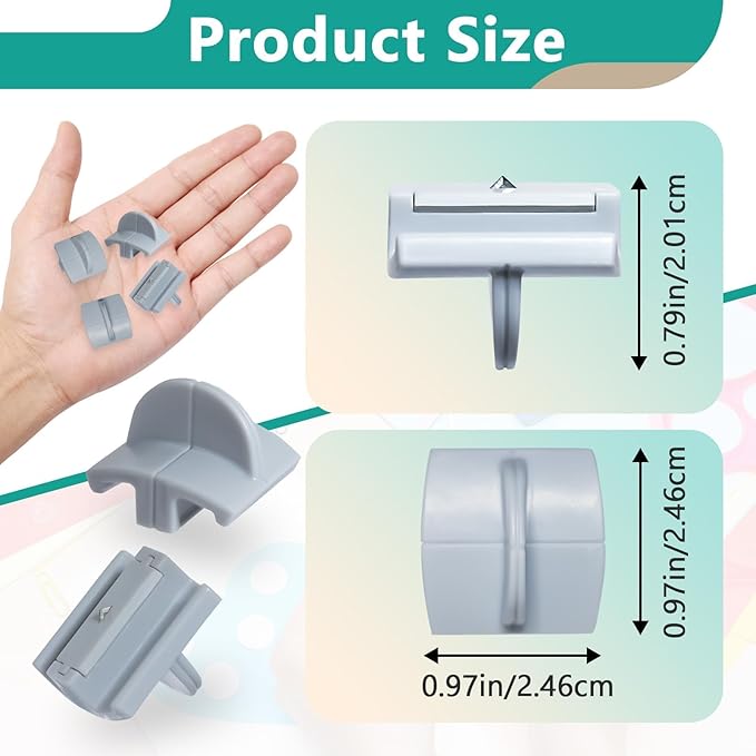 6 Pcs 157400-1001 Paper Trimmers Blades Replacement for Fiskars Blades, Compatible with 12" Portable Paper Cutter Style I Blade 1968701005, Grey