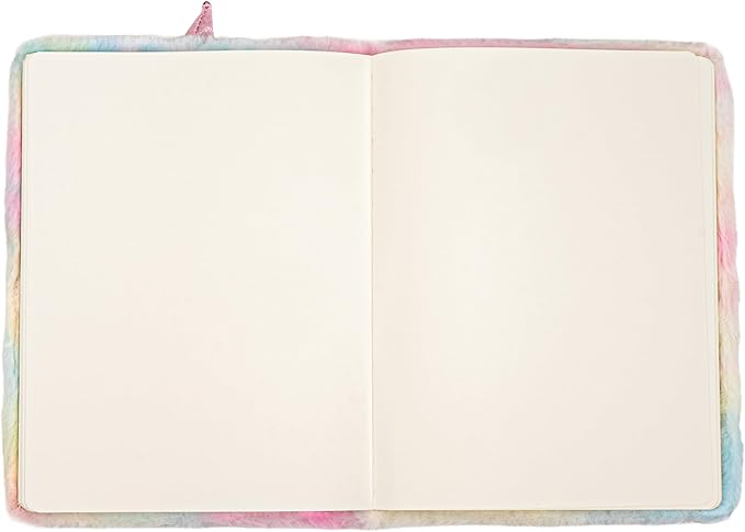 VOTUM Fuzzy Sketch Book: Personalized Artist Sketchbook: Sketching, Drawing and Creative Doodling. Notebook and Sketchbook to Draw and Journal (Cat Unicorn)