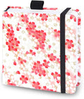 Square 5.1x 5.1"165gsm Colored pencil paint Journal Hardbound 128pgs（64 Sheets Front Back Cold Pressed）Travel for Calligrapher Colored Pencil Sketch Doodles Handmade Cloth Cover cherry flower