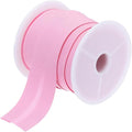 MECCANIXITY 1 Inch Single Fold Bias Tape Cotton Continuous Bulk Bias Tape for Sewing,Seaming Quilting Hemming Binding Crafts (Pink 10 Yards)
