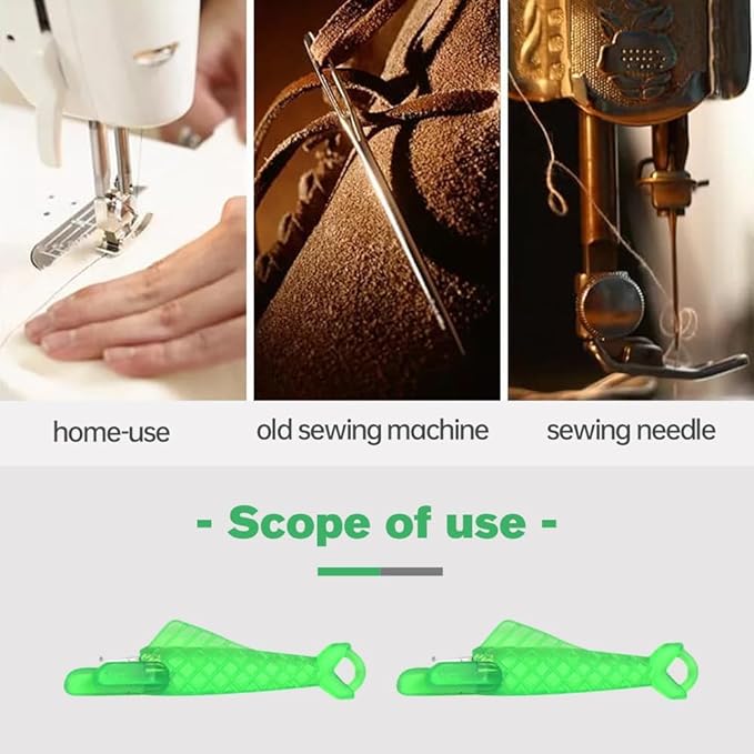 Sewing Machine Needle Threader,Sewing Machine Needle,DIY Needle Threaders,2024 New Quick Sewing Threader for Hand Upgraded Automatic Needle Threader Automatic Needle Threader (Yellow 10 pcs)