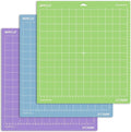 AIRCUT Cutting Mat for Cricut Maker 3/Maker 4/Maker/Explore 3/4/Air 2/Air/One(12x12 Inch, StandardGrip, LightGrip, StrongGrip) Variety Adhesive Sticky Cutting Mats Accessories