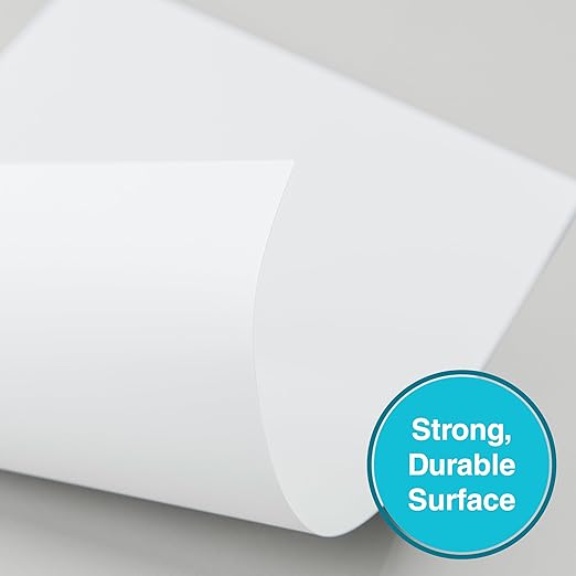 PrintWorks White Matte Cardstock 8.5" x 11" - 100 Sheets - 200 gsm Paper/110 lb Cardstock - Prints Like Matte Photo Paper - Ideal for School & Crafts - Photo Card Stock Made in the USA (00568)