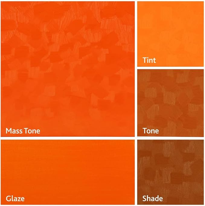 Tusc & Pine Artist Oil Paint - Cadmium Orange, 40 ml, Non-Yellowing, Rich & Creamy Consistency, Maximum Pigment Load, Small Batch Milled Oil Paints Made in the USA for Professional Artists
