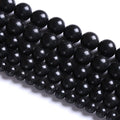 8MM 46PCS Natural Stone Shungite Beads Crystal Loose Beads for Jewelry Making DIY Bracelet