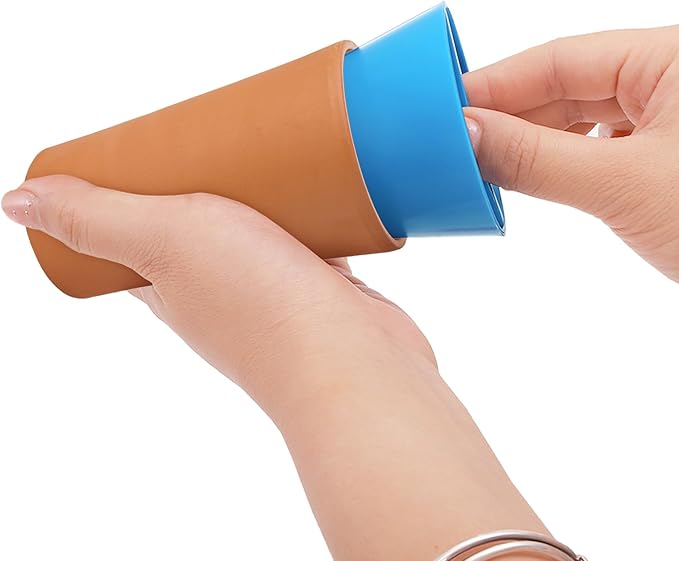 ZENFUN 3 Packs Rim Cone Pottery Tool, 3 Sizes Ceramic Rim Shaper Cone, 3D Printed Pottery Tool Fixing Rims for Potters Clay Artists Beginners (XS,S,M)