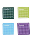 4Pieces Mini Cutting Pad Self Healing Craft Mat Small Sewing Cutting Mat Non-Slip Mini Cut Board for Scrapbooking Quilting Sewing Accessories