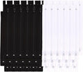 Amariver Zippers for Sewing - 100pcs Black & White Nylon Coil Zippers, 9 Inches, 2 Colors, 50 Pcs Per Color