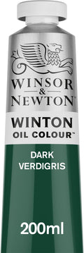 Winsor & Newton Winton Oil Color, 200ml (6.75-oz) Tube, Dark Verdigris