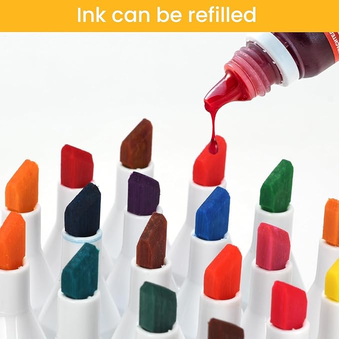 80 Colors Alcohol Markers Set, Dual Tip Permanent Coloring Markers for Adults and Kids, Artists Painting and Sketching