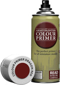 The Army Painter Colour Primer, Dragon Red Spray Paint, Resin and Plastic Primer for Acrylic Paint, Primer Paint for Wargaming Miniature Models, 400 mL