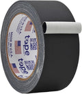 WOD GTC12 Gaffer Tape, Black Low Gloss Finish Film, 2 inch x 60 ft. Residue Free, Non Reflective Cloth Fabric, Secure Cords, Water Resistant, Photography, Filming Backdrop, Production