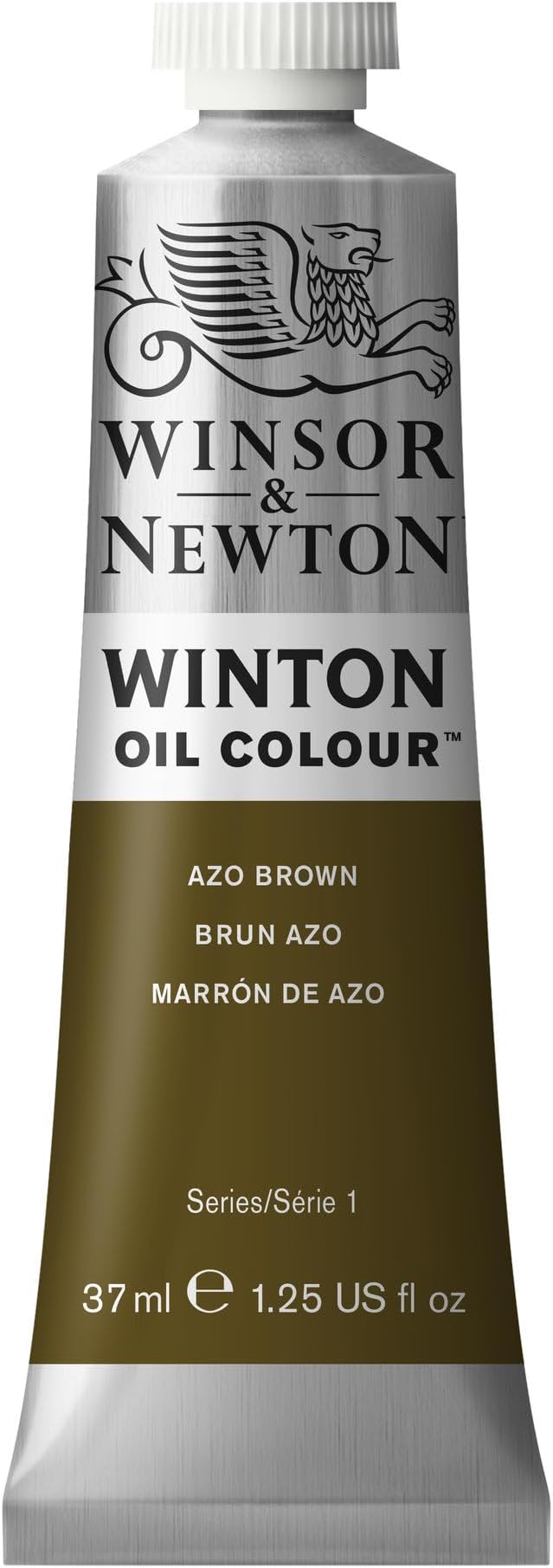 Winsor & Newton Winton Oil Color, 37ml (1.25-oz) Tube, Azo Brown