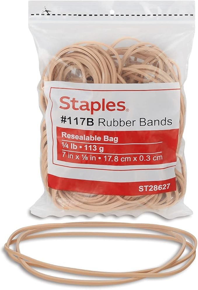Staples Rubber Bands Size #117B