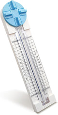 Paper Trimmer, 4 Styles Craft Paper Cutter Multi-Function Scrapbooking Tool for Cutting Paper Photos Scrapbook Postcard (Straight, Wave, Perforated and Creasing Lines) (Blue)