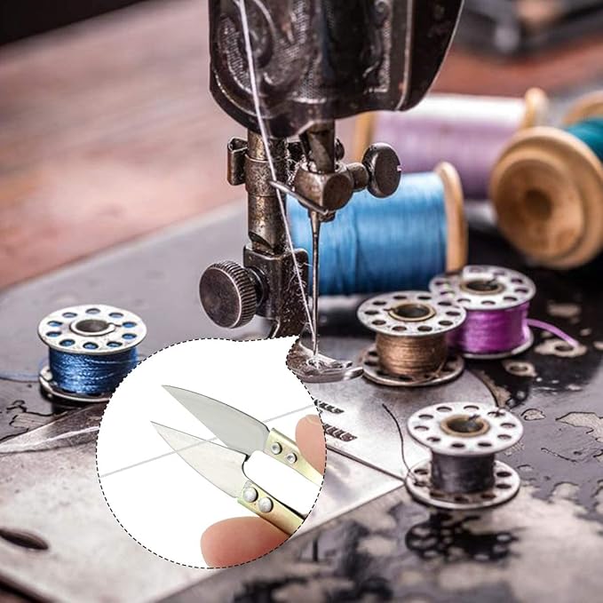 Magicfour Treadle Sewing Machine Belt for Singer/Jones, 2 Pack 71" 3/16" Leather Belt with Hook for Treadle Sewing Machine, Accessories Included