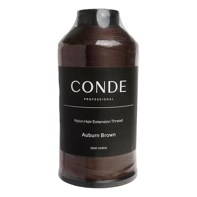 Nylon Hair Extension Thread (Auburn Brown)