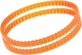 Kozelo 2Pcs MB250 Standard Sewing Machine Motor Belts - [250mm Girth x 4mm Thickness ] Polyurethane Motor Drive V-Belt for Household Electric Sewing Machine Use, Single Tooth, Orange