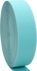 1.5 inch Turquoise Wide Elastic Band for Sewing 10 Yards Double-Side Twill Woven Elasitc Stretch Heavy Knit Elastic Waistband for Pants Wigs DIY Crafts & Projects