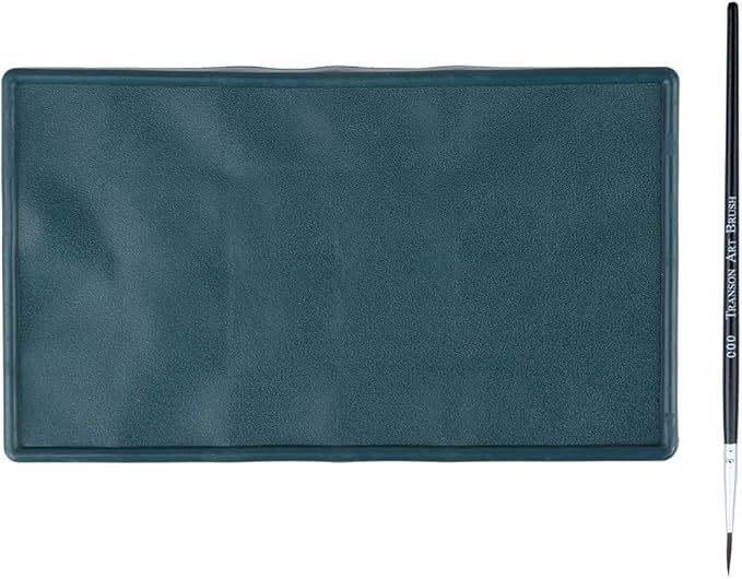 Transon Artist Paint Saver Palette 24 Wells with 1 Fine Paintbrush