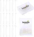 Silver Plated Open Eye Pins Non Tarnish 20mm 200pcs for Jewelry Making Findings